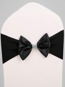 10 件/25 件优质氨纶椅子腰带缎带椅子蝴蝶结带水钻环弹力椅子腰带结适用于招待会、派对、宴会、生日、餐厅、酒店活动婚礼椅子丝带蝴蝶结 - 彩色 - 查看 18