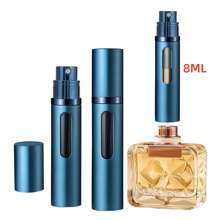 1pc Perfume Travel Refillable Bottle,Bottom-Filling Fragrances Perfumes Atomizer, Mini Cologne Dispenser, Portable Sprayer Pocket Size Perfume Contianer For Cruise Car Trip Purse Gift