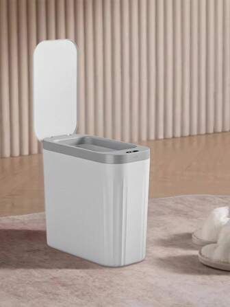 非接触式垃圾桶，浴室智能传感器防潮自动开盖垃圾桶，适用于厨房、餐厅、卫生间、客厅、办公室等区域