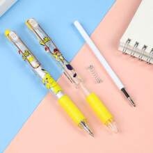 pokemon Cahier 3D en relief et set de stylos à boîte mystère sur le thème de l'anime Pokémon - design kawaii de bandes dessinées. Fournitures scolaires combo, outils d'écriture collectibles surprises pour les fans d'étudiants. Cadeau pour l'anniversaire, Noël, fournitures scolaires, rentrée des classes
