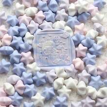 100 Stück/Tüte Siegelwachsperlen in Sternform für Siegelstempel, hervorragend geeignet zur Verzierung von Karten, Umschlägen, Hochzeitseinladungen, Geschenkverpackungen, Schulbedarf - Funkenfarbe - Übersicht 37