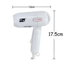 Mini Secadora De Cabello Pelo Portatil Potente Plegable 450w barberia. Ventilador (secador) de cabello portátil plegable mini para uso doméstico, ideal para dormitorios de estudiantes y viajes. Secador de cabello de alta potencia de 450W con aire frío/caliente, perfecto como regalo.  ideal como regalo festivo, para novia o regalo para personas mayores/padres/abuelos. - Rosa - Ver 5