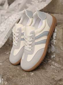 Women's Casual Sports Shoes Outdoor Companionship Lightweight Breathable Ice Silk Fabric Shoes, Women's Summer Casual Versatile Soft-Soled Increased Height Training Shoes, Women's Spring & Autumn New Breathable Popular Casual Versatile Odor-Resistant Soft-Soled Non-Slip Sports Shoes, Sports Retro Casual Preppy Academy Retro