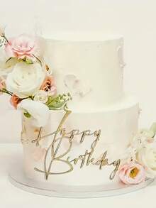 1PC/3PCS Happy Birthday Cake Topper Set - Colorful Party Decorations For Cakes & Dessert Tables, Perfect For Birthday Celebrations - Style a - View 5