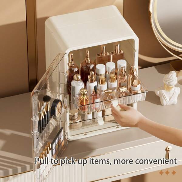 Bathroom Storage Organizer, Cosmetic Storage Box, Anti-Pest And Waterproof, Large Capacity Storage Back To School