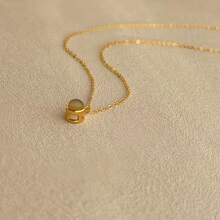 1 Pair Custom Gold Photo Projection Earrings Stainless Steel Picture Inside Jewelry Gifts For Her - Gold - View 5