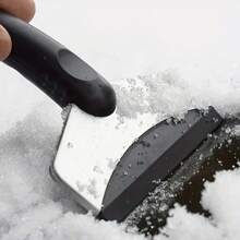 1pc Stainless Steel Snow Shovel Glass Scraper Snow Shovel Ice Removal Snow Shovel Snow Shovel Frost Tool Ice Shovel Defrost Scraper