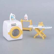 1pc/8pcs Miniature Simulation Washing Machine, Toy Set, Mini House Furniture, DIY Model - Multicolor - View 2
