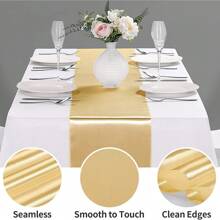 缎面桌旗，适合各种派对装饰