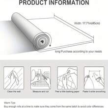 1 Roll Orange Woodgrain Peel And Stick Wallpaper, PVC Vinyl Self-Adhesive Customized Wall Covering, Waterproof, Dust-Proof And Oil-Resistant, Suitable For Bedroom, Living Room, Dining Room, Pantry, Party Events, 950*45cm/374*17.71inch Wall Paper Wall Stickers Room Decor Wall Decor