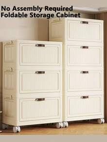 5/4/3/2/1 Armario plegable de varios niveles para almacenamiento de ropa, para uso de adultos, fácil de montar, para dormitorio - Multicolor - Ver 4