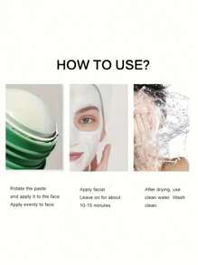 O'CHEAL 40g Solid Mask Stick - Deep Cleansing, Pore Clearing, And Nourishing Face Mask For Glowing Skin - Convenient, Travel-Friendly, And Easy To Use - 彩色 - 查看 2