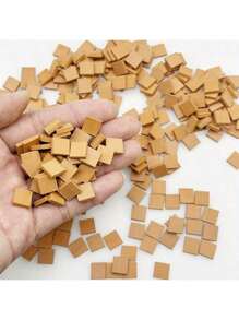 50/100/200pcs Miniature Landscape Kit | Realistic Red Brick Wall & Stone Accents | Plastic | Ideal For DIY Crafts, Fairy Gardens, And Dollhouses | Perfect For Building Your Mini Dream House
