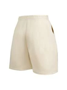 Conjunto de 2 piezas informal de camiseta holgada y pantalones cortos para hombre, de verano