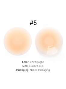2pcs 8.5cm Reusable Washable Non-Adhesive Silicone Nipple Covers