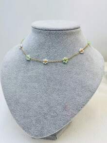 1pc Handmade Woven Floral Daisy Necklace, Suitable For Women, Multiple Colors Available For Spring & Summer - Daisy Flower Necklace - View 14