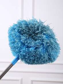 1 件装吊扇清洁掸可重复使用超细纤维吊扇叶片清洁器可拆卸掸子带延长杆用于清洁墙壁书架家具门窗顶部家居室内室外及难以触及的空间