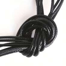 10Meters 0.5mm-2.0mm Black Leather Cord Waxed Thread Strings Necklace Bracelets Rope For Jewelry Making DIY Findings - Multicolor - View 6