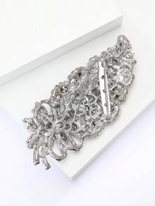 Fashionable Large Crystal Flower Brooch For Women Suitable For Wearing With Dress, Suit, Hat, Shoes, Flower Scarf - Flower (0955) - View 10