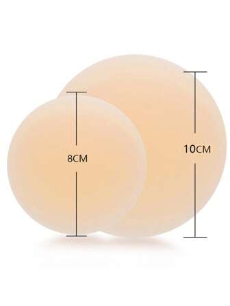 2 件可重复使用的硅胶乳头贴，露背胸罩设计