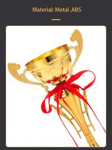 1 كأس معدني قابل للتخصيص لكرة القدم أو كرة السلة أو كرة الريشة، كأس ذهبي مصنوع من سبيكة حديد وبلاستيك ABS، جائزة مسابقة لرياضات كرة القدم والتنس، تصميم أنيق وعصري وكاجوال ومناسب للأشخاص التخصيصات والهدايا الفريدة للرجال والأصدقاء والعائلة في مناسبات الميلاد والعطلات والمسابقات الرياضية