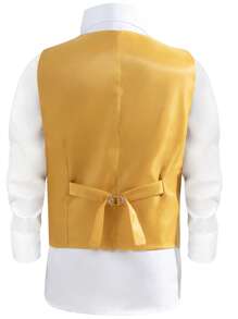 Men's Summer Vest With Sequined Vest, Suitable For Wearing At Parties And Dances