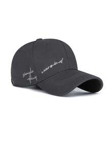 1pc & Versatile Letter Embroidery Baseball Cap, Fashionable Streetwear Style For Students - Baseball Cap - View 16
