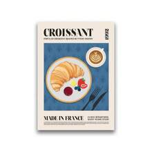 1 pièce /3 pièces Affiche d'art mural sans cadre, peinture sur canevas d'aliments délicieux, impression de cuisine du monde, affiche murale, décoration murale pour la maison, citations artistiques vintage