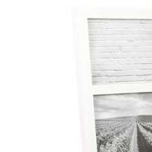 4x6 3-Opening Linear Gallery Collage Picture Frame, White,Back To School,School Supplies