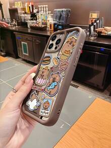 1 件时尚 Karpi Bala Label 防指纹喷砂棕色防震手机壳适用于 17/ 17 Pro/ 17 Pro Max/ Air/16/15/14/13、S25 Ultra/S24 Ultra/S23 Ultra/S25 FE/S25 Edge/A07/A17、Redmi、OPPO、Realme、Infinix - 棕色 - 查看 3