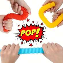 12pcs Sensory Fidget Toys, Colorful Stress Relief Toys, Fine Motor Skill & Learning Toys, 2025 Best Gift Creative And Unique, Random Color Basket Filler