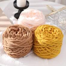 1Roll Multicolor Ice Strip Yarn 100g, 8mm Thick - Soft And Chunky Chenille Yarn, Fluffy Thread Knitting Chenille Yarn, Ideal For DIY Knitting & Crochet Projects Like Scarves, Slippers