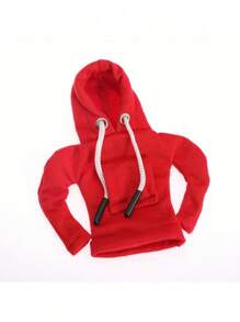 1pc 2025 New Design Car Gear Shift Knob Cover, Fashionable Mini Hoodie Sweatshirt, Car Gear Shift Head Decor, Interior Accessory