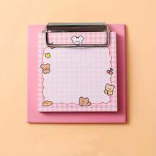 1 pieza de 30 notas adhesivas con diseños de dibujos animados lindos, libreta con estampado de animales, libreta, memo, libreta estudiantil de dibujos animados, perfecta para la escuela, la oficina y el hogar, de vuelta a la escuela