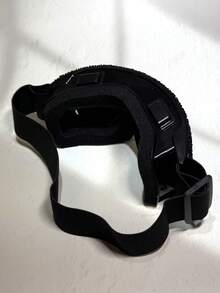 POLASUP 3-In-1 Set: 1pc Extra Large Ski Goggles With Eye Mask, Women's Full Coverage Fashion Soft Gel Ski Goggles, Reflective Coating ATV Karting Off-Road Hiking Anti-Splash Onion Cutting Eye Shield, Radiation, Sandproof Desert Goggles With Elastic Strap Adjustment Halloween Costumes Accessories Snow Windproof - Black Diamonds/black Frame/silver Film Lenses/thick Sponge - View 4