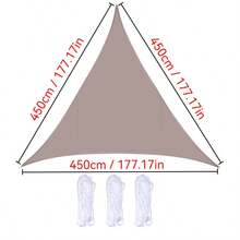 1pc Sunshade Canopy, Waterproof, UV-Resistant Rectangular Sunshade Cloth, Suitable For Outdoor Camping, Patio, Garden, Swimming Pool, Amusement Park, Made Of 210D Thin Waterproof Oxford Cloth - Multicolor - View 94