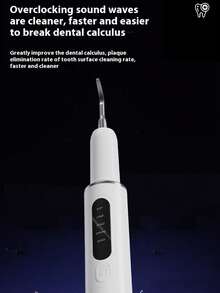 一套智能牙齿清洁器，包含牙齿清洁器、Type-C充电模式、便携式设计，适合居家、旅行和户外使用，是馈赠亲朋好友的理想礼物。