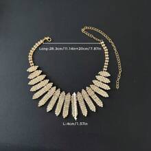 Personalized Shiny Multi Layer Rhinestone Necklace Romantic Bride Wedding Party Necklace Jewelry Dressing Jewelry Accessories