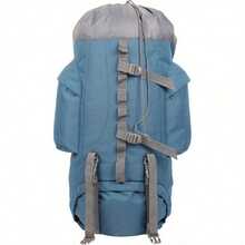 Tor 65L Spacious Rucksack - Ladderlock Back Travel Backpack - Dark Blue - View 4