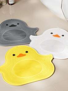 Yellow Duck Foot Rubbing Bathroom Non Slip Mat Rubbing Back Massage Mat Rubbing Bath Foot Washing Artifact Bathroom Duck Floor Mat