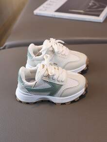 1 Pair Kids' Breathable Sports Shoes, Baby Toddler Canvas Shoes, Girls & Boys, Spring New Arrivals