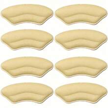 12 pièces/set Coussinets auto-adhésifs pour talon de chaussure, convenant pour les chaussures lâches. Coussinets de talon pour augmenter l'ajustement et le confort de la chaussure, prévenir le glissement du talon et les ampoules. Accessoires pour chaussures et bottes, excellent cadeau pour les femmes.