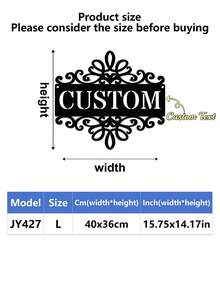 1pc Personalized Metal House Number, Custom Home Address Number Sign, House Number Plate, Wall Art, Housewarming, Birthday, Thanksgiving/Mother's Day/Father's Day, Personalized Gift For Family/Friends - Multicolor - View 73