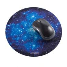 Insten Round Galaxy Mouse Pad, Anti-Slip & Smooth Mousepad Mat For Wired/Wireless Gaming Computer Mouse