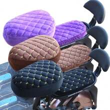 1pc Winter Electric Bike Warm Seat Cover, Thickened Thermal Lined Universal Moped Motorcycle Bicycle Seat Cushion