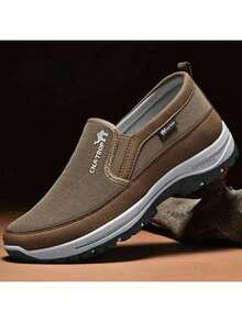 Men's Casual Aquatic Sneakers For Trail Running Waterproof Sole Stitched Elastic Adjustable - Màu be - Xem 1