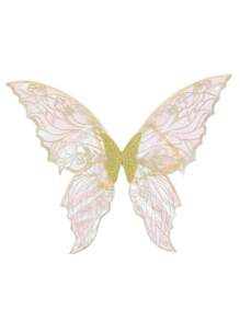 1 pieza Alas de hada con mariposa de lámina caliente, adecuadas para todo tipo de fiestas, bares, cosplay, festivales de música y Halloween