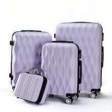 4-Piece Luggage Set: 14/20/24/28 Inches, Extra Large Capacity, Available In Multiple Colors, Perfect For Business, Personal Travel, And Vacations. Ideal Gifts For Easter, Valentine's Day, Father's/Mother's Day, Children's Day, And Birthdays For Family And Friends. - Dark Purple - View 5