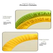 Pet Tug Rings For Dog Training, Bite-Resistant For Golden Retriever, Labrador, Border Collie, Chew Toy For Pets - Multicolor - View 10