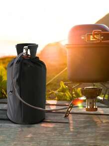1pc Oxford Cloth Gas Tank Cover Waterproof Dust-Proof Gas Bottles Cover With Drawstring Camping Gas Stove Protective Cover